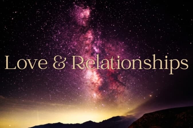 Love & Relationships — purple milky way