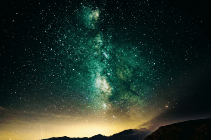 Vocation & Money — starry night sky